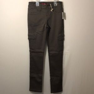 NWT YMI Girl Cargo Skinny Twill Pant Size 10